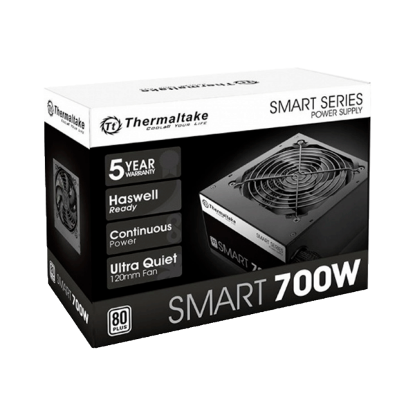 Fuente thermaltake smart 700w 80 plus white ps-spd-0700npcwus-w