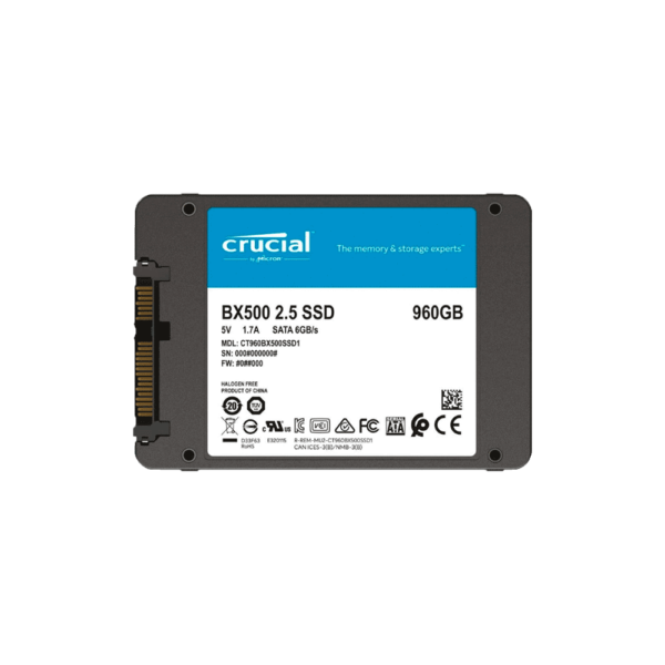 Hd ssd sata3 960gb crucial bx500 ct960bx