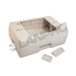 Caja de empotrar lanpro p/tapa plastica lp-318w