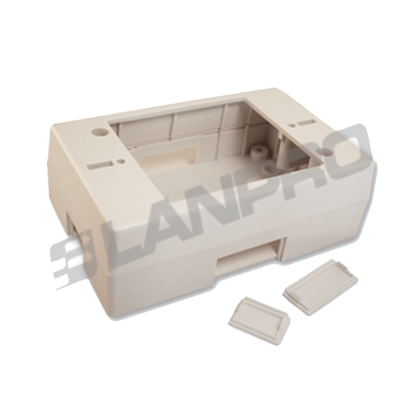 Caja de empotrar lanpro p/tapa plastica lp-318w