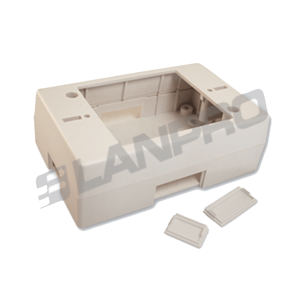 Caja de empotrar lanpro p/tapa plastica lp-318w