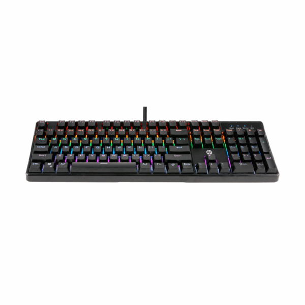 Teclado gamer usb gk320 hp mecanico retroiluminado/español/ negro - Imagen 4