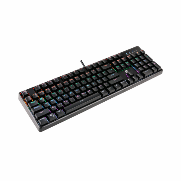 Teclado gamer usb gk320 hp mecanico retroiluminado/español/ negro - Imagen 5