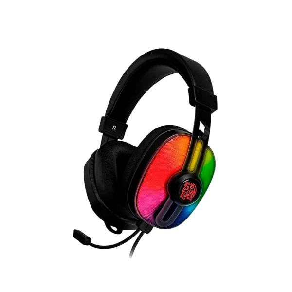 Auricular con microfono gamer 3.5mm/usb/rgb pulse g100 ht-pls-anecbk-28 thermaltake