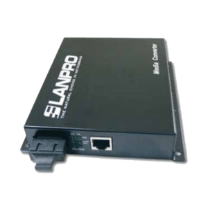 Meida converter de fibra optica lanpro sm sc x 40 kms (par)