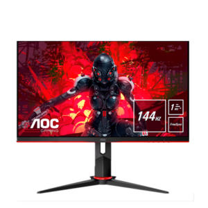 Monitor 24" aoc 24g2 fhd ips vga/2hdmi/dp/audio/gamer 144hz 1ms bivolt/neg