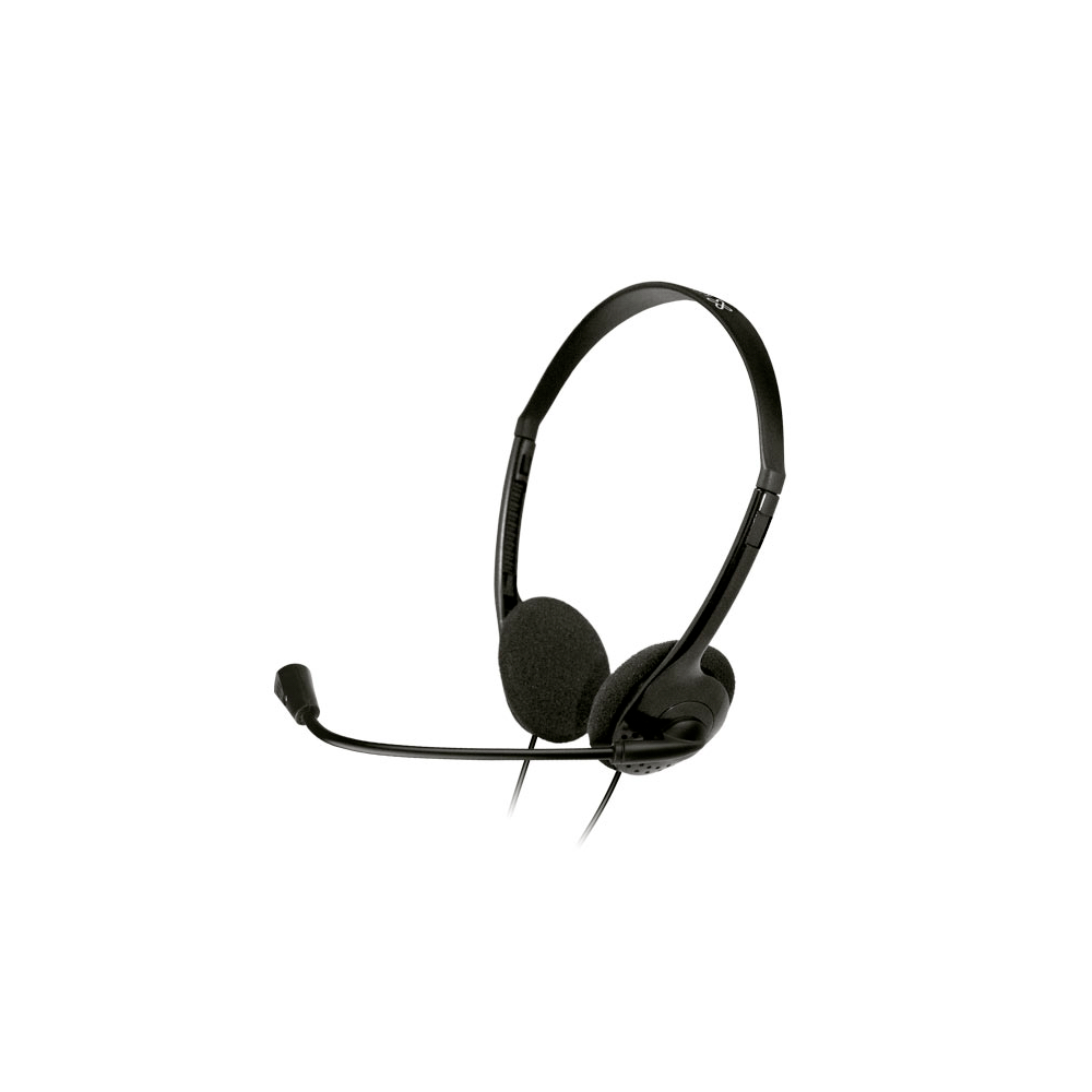 Headset ksh-290 sekual klip c/cont vol/usb/negro