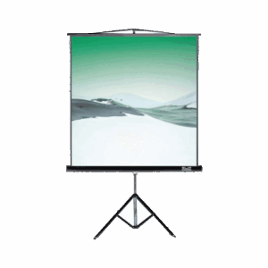 Pantalla proyector klip 86" kps-102b 4:3 manual c/tripe negro
