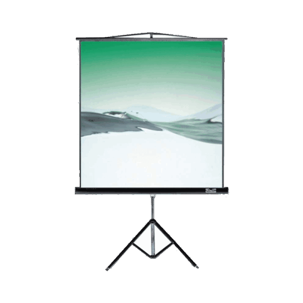 Pantalla proyector klip 86" kps-102b 4:3 manual c/tripe negro