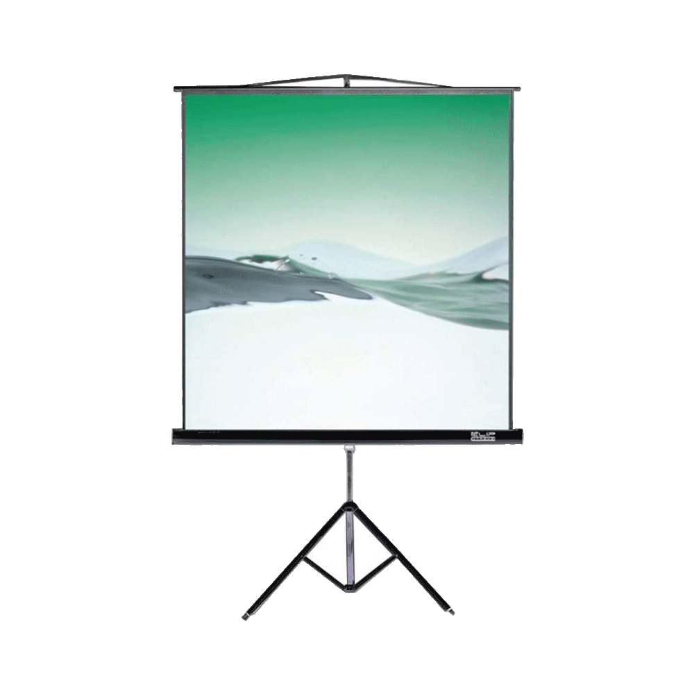 Pantalla proyector klip 86" kps-102b 4:3 manual c/tripe negro