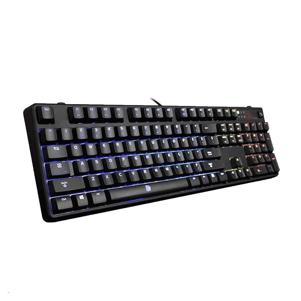 Teclado gamer usb poseidon z meca ingles thermal kb-piz-klblus-06 neg