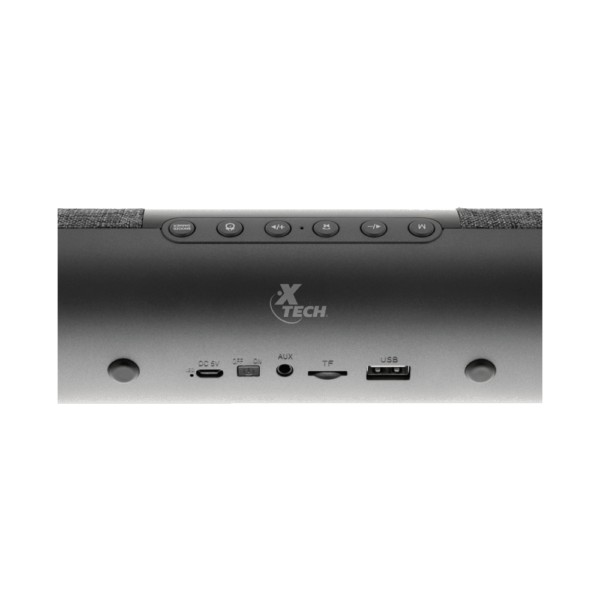Sound bar xtech xts-650 styx 30w/ bluetooth/ msd/ usb/ reloj/ alarma/ negro