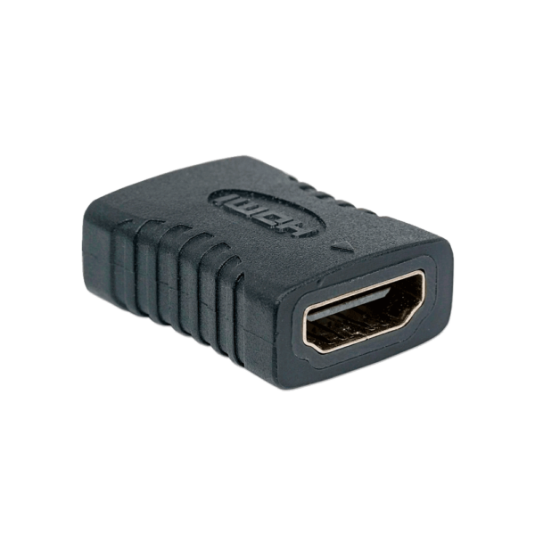 Adaptador cople hdmi h/h 353465 4k/60hz negro bolsa
