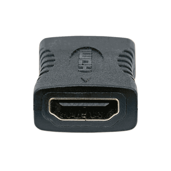 Adaptador cople hdmi h/h 353465 4k/60hz negro bolsa
