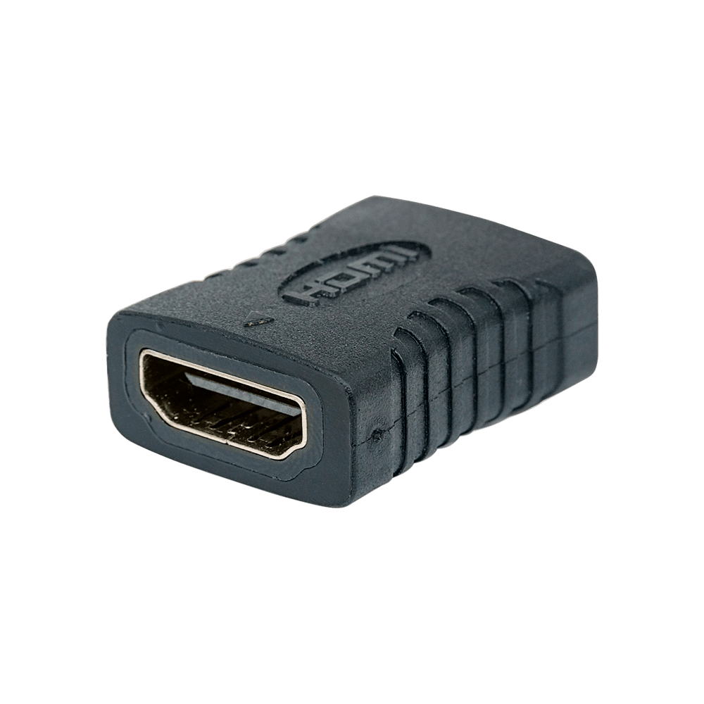 Adaptador cople hdmi h/h 353465 4k/60hz negro bolsa