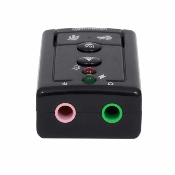 Adaptador fone+mic/usb 2.0 152341 3d virtual de 7.1 canales/ control de volumen/ 3.5mm - Imagen 3