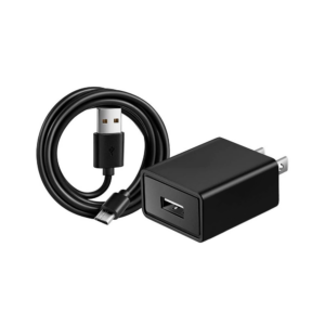 Cargador + cable micro usb negro