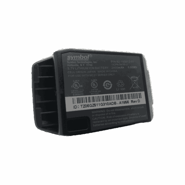 Lector zebra bateria enterprise 3.7v 2400 mah p/ mc2100 btry-mc21eab0e