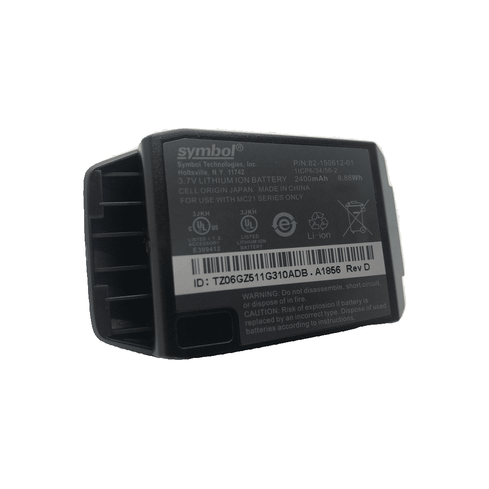 Lector zebra bateria enterprise 3.7v 2400 mah p/ mc2100 btry-mc21eab0e