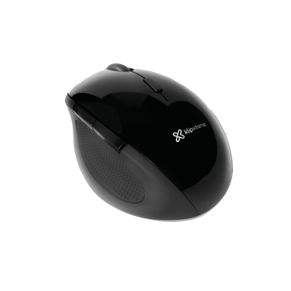 Mouse klip wireless kmw-500bk orbix 1600dpi/6 bot/ negro