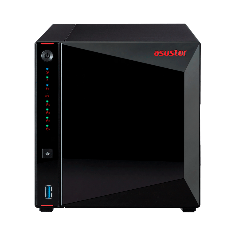 Almacenamiento nas asustor as5304t 1.5/4ddr4/4hd/2lan/hdmi/3usb3.2