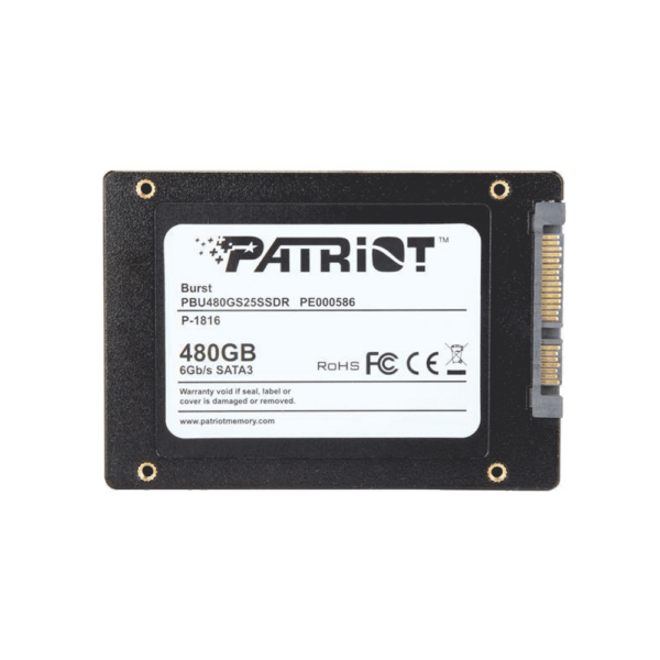 Ssd sata3 480gb patriot burst pbu480gs25ssdr