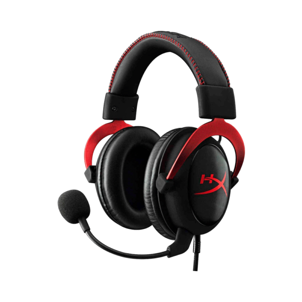 Auricular con microfono gamer hyperx khx-hscp-rd cloud ii headph 3.5mm 7.1 negro/rojo