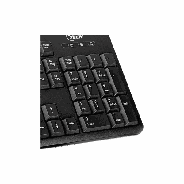 Teclado con mouse xtech usb xtk-301s esp/ negro - Imagen 3