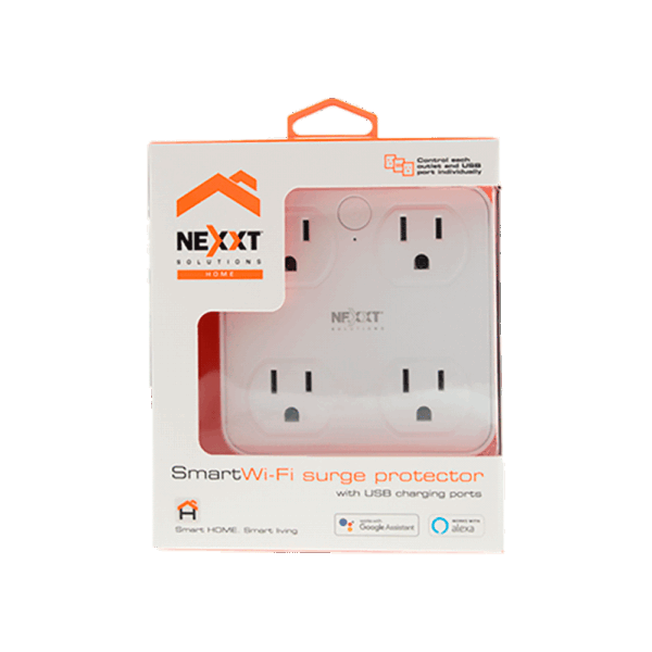 Enchufe iot nexxt de 4 tomas nema + 4 usb/15a/bivolt nhp-t610 - Imagen 3