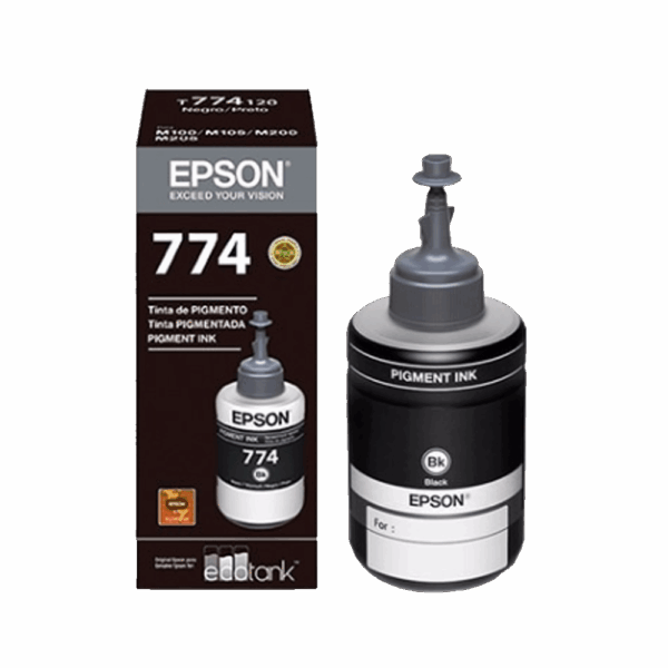 Tinta epson t774 120 negro m100/m105/m200/m205
