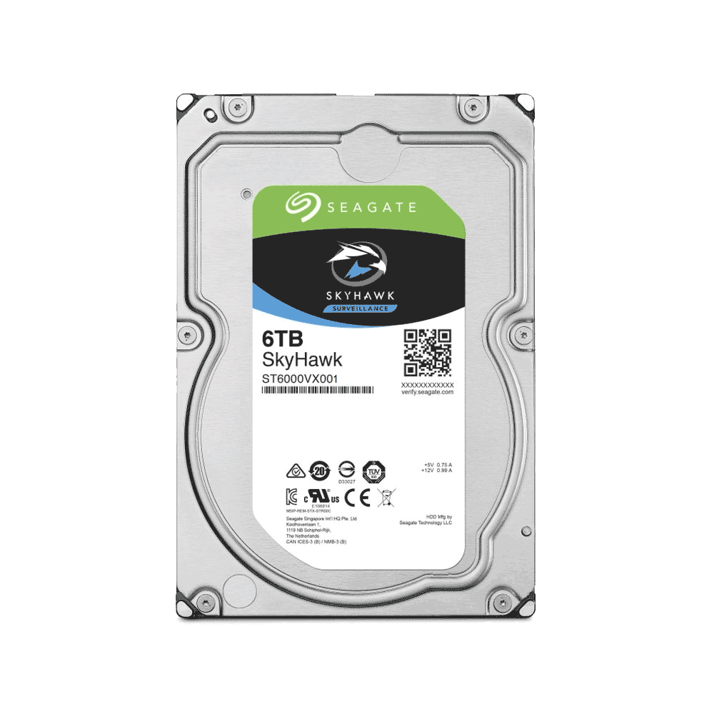 Disco duro sata3 6tb seagate 5400 256mb skyhawk st6000vx001