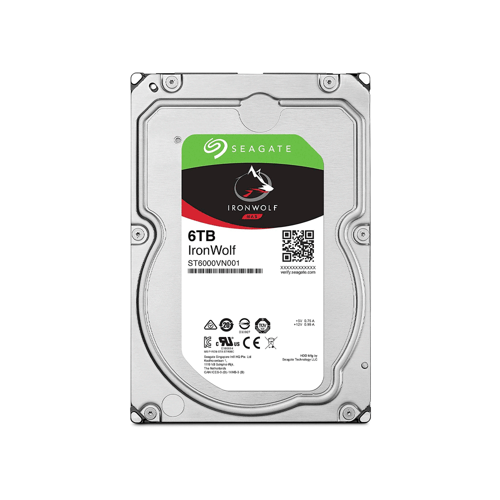 Disco duro sata3 6tb seagate 5400rpm 256mb ironwolf nas st6000vn001