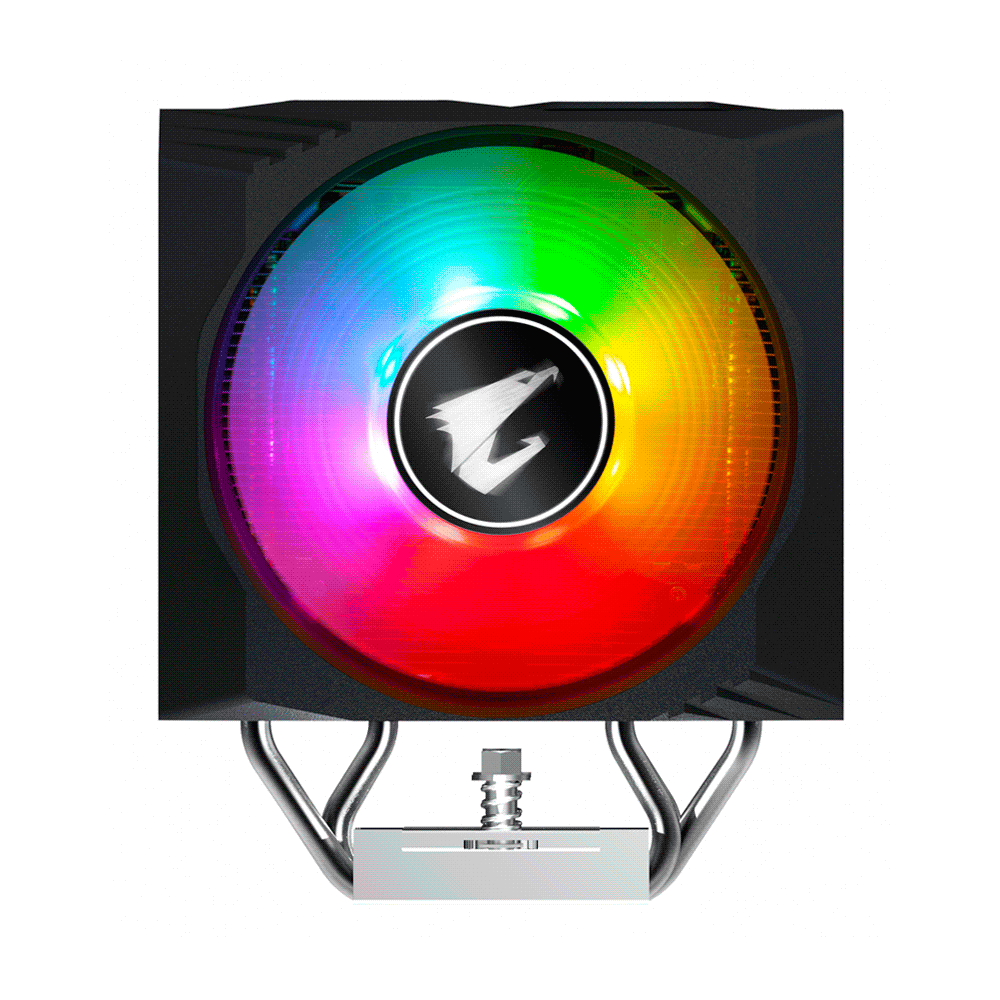 Cooler p/cpu aorus atc800 2 ventiladores rgb fusion 2.0