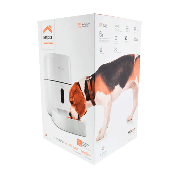 Alimentador inteligente para pets iot nexxt cam/sensor movi/ nha-p610