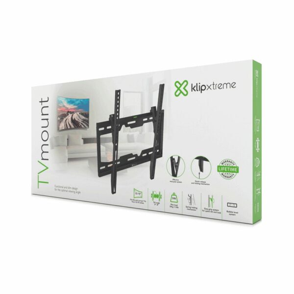 Soporte p/tv klip ktm-351 32" a 70" 50kg inclinable/pared/negro - Imagen 5