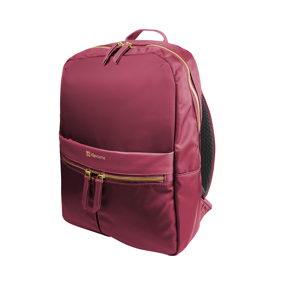 Mochila klip 15.6" knb-467rd bari femenino bordo