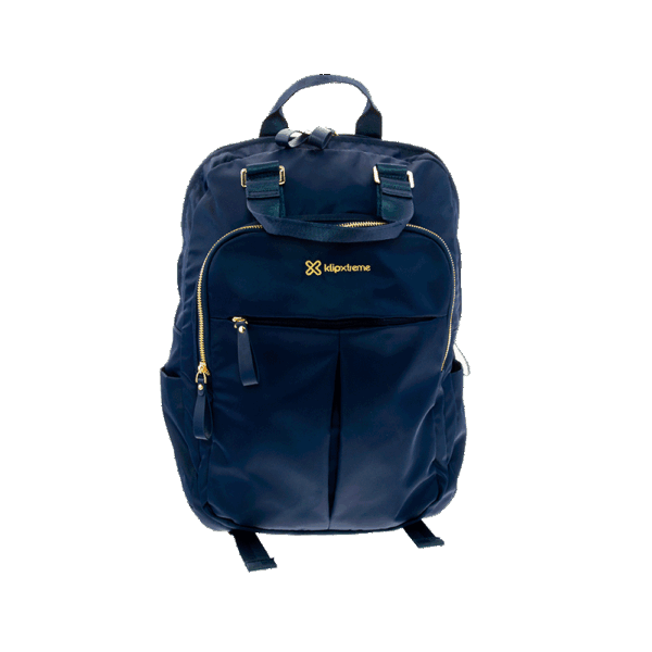 Mochila klip 15.6" knb-468bl toscana femenino azul