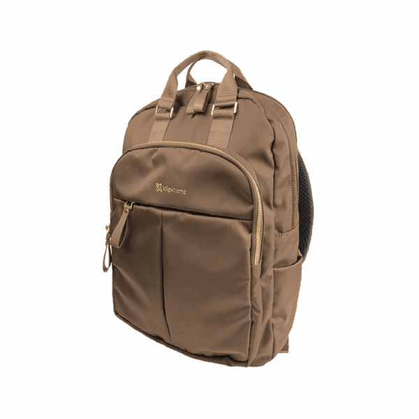 Mochila klip 15.6" knb-468br toscana femenino marron