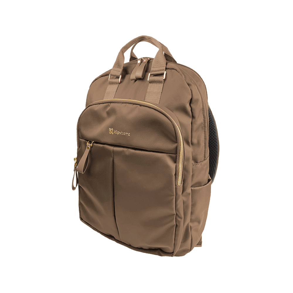 Mochila klip 15.6" knb-468br toscana femenino marron