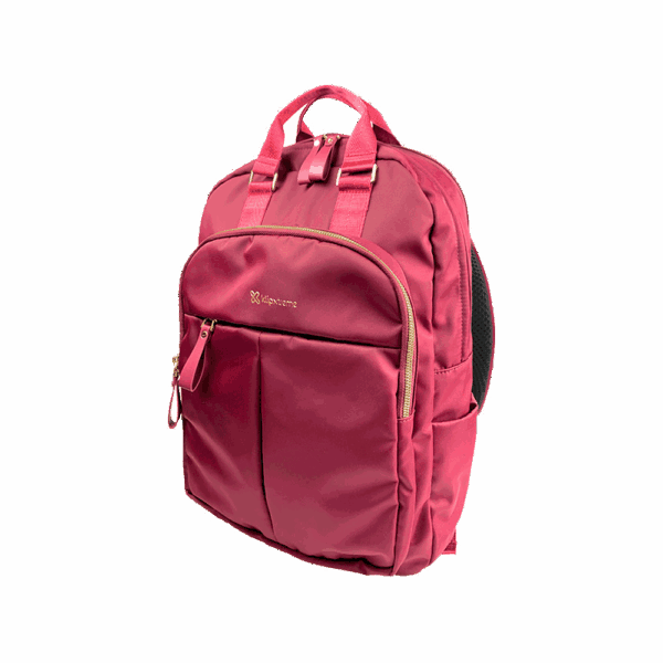 Mochila klip 15.6" knb-468rd toscana femenino bordo