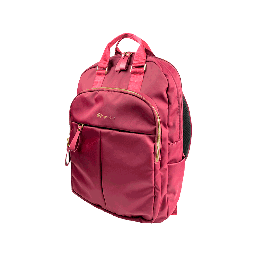 Mochila klip 15.6" knb-468rd toscana femenino bordo