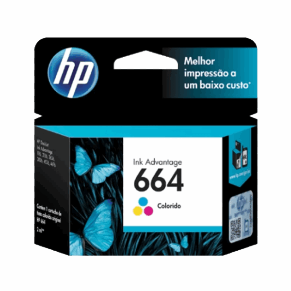Tinta hp 664 color f6v28al dj 2135 2ml