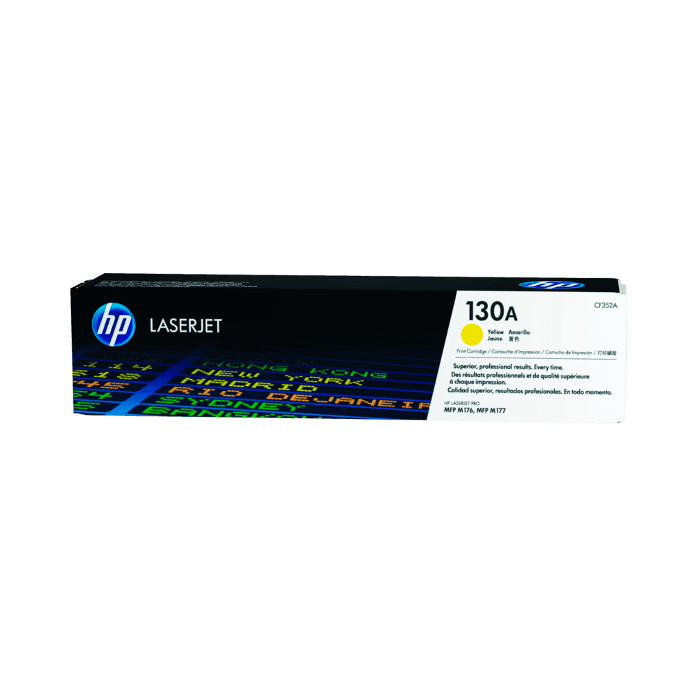 Toner hp 130a yellow cf352a mfp m176/mfp m177