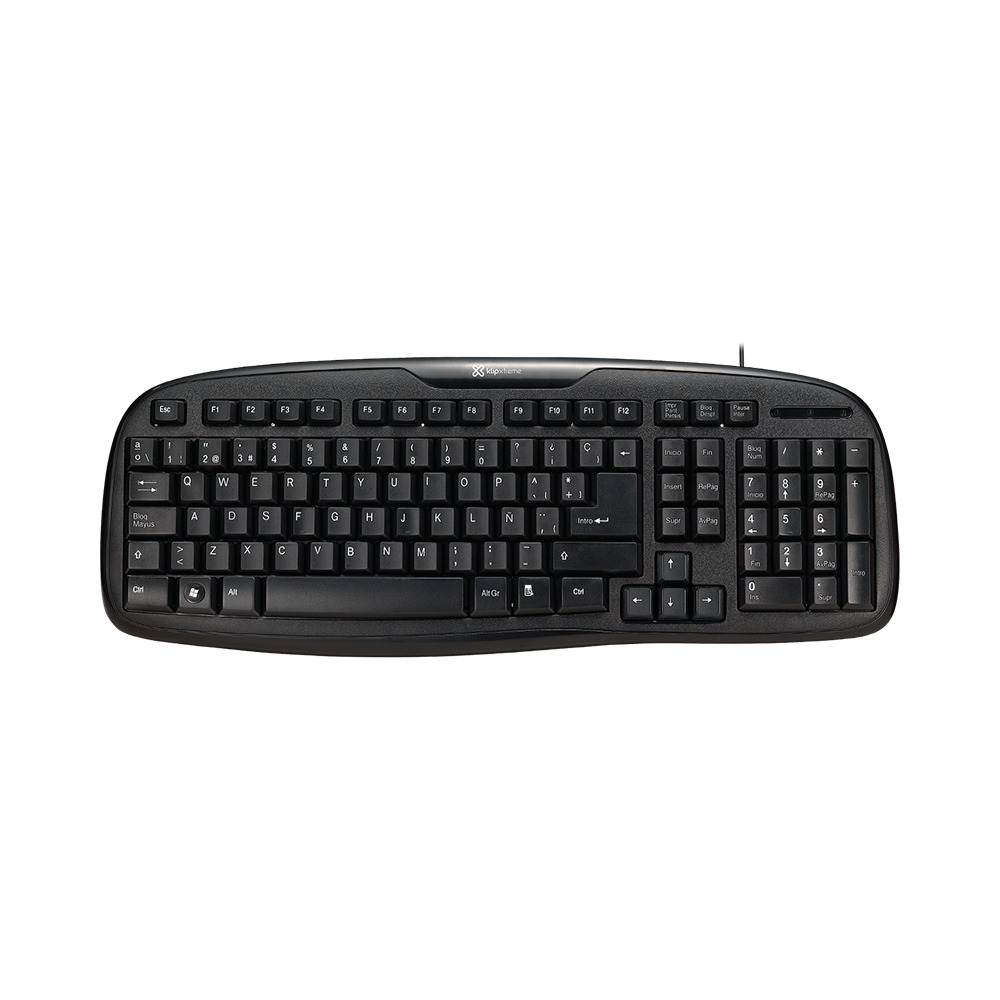 Teclado klip usb kks-050s estandar esp/ negro