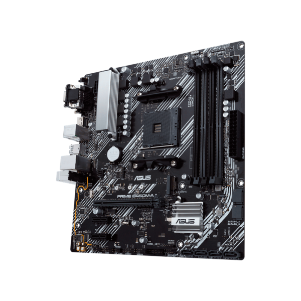 Placa madre asus am4 prime b450m-a ii v/s/r/hdmi/dvi/m2/dd4/usb3.2/matx/rgb