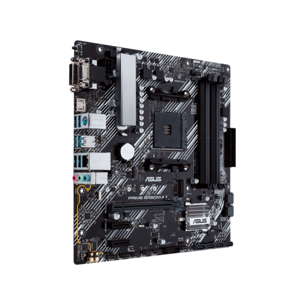Placa madre asus am4 prime b450m-a ii v/s/r/hdmi/dvi/m2/dd4/usb3.2/matx/rgb