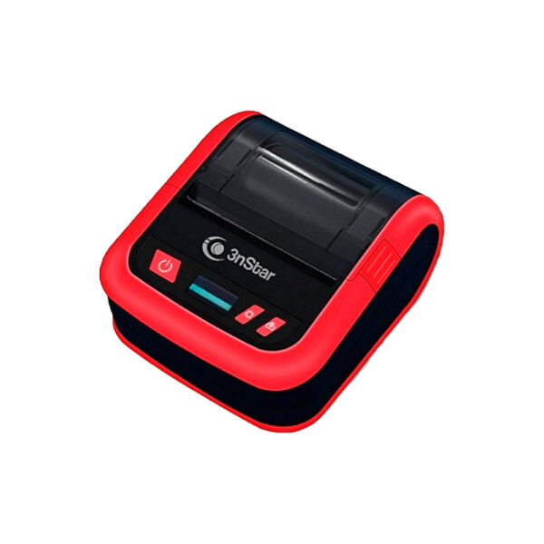 Impresora termica directa 3nstar ppt305bt usb/bt/portatil 3" negro c/rojo