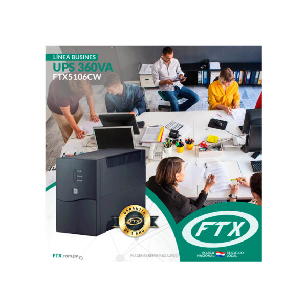 Ups ftx 220v ftx-5106cw 600va / 360w nema