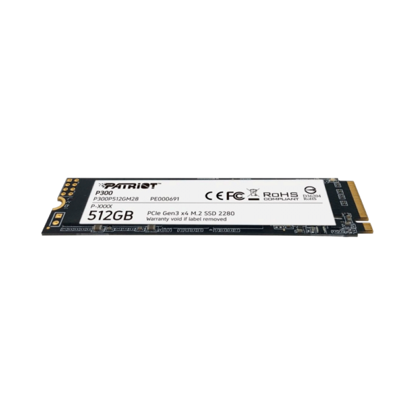 Ssd m.2 pcie 512gb patriot nvme p300p512gm28 1700/1100