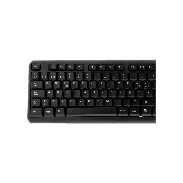 Teclado usb xtech xtk-092s español/negro - Imagen 2